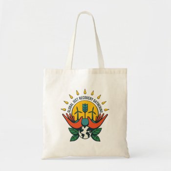 Global Just Recovery Gathering Tote Bag Planet by 350_Store at Zazzle