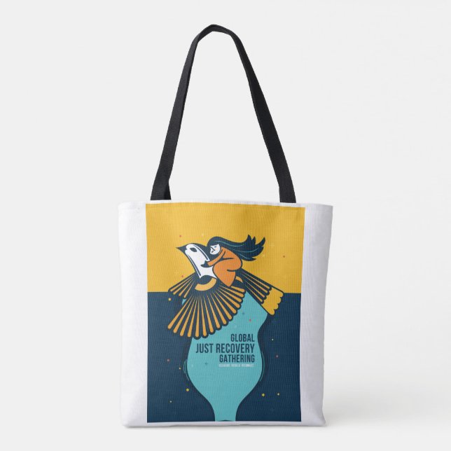 Global Just Recovery Gathering tote bags (Back)