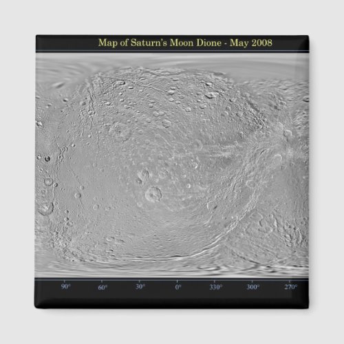 Global map of Saturns moon Dione Magnet