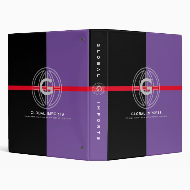 Global Monogram Binder (Background)