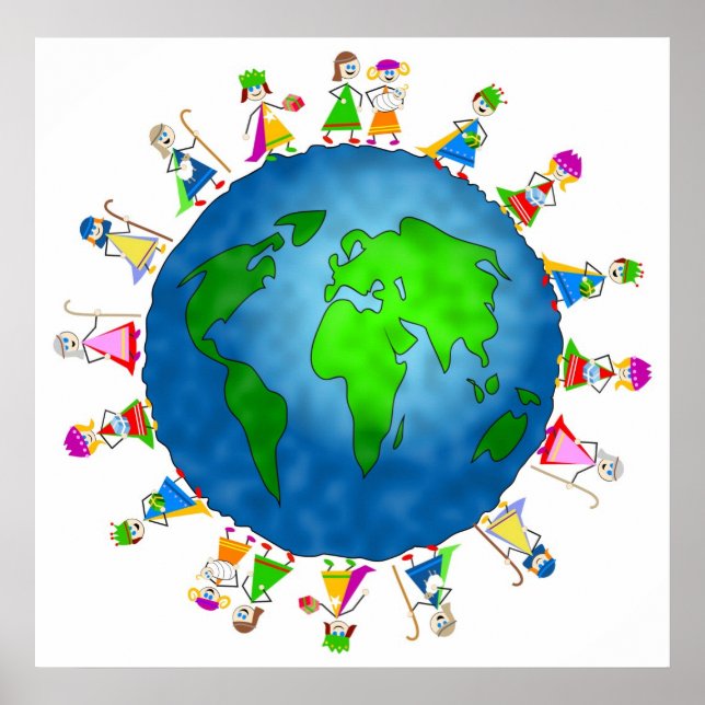 Global Nativity Kids Poster (Front)