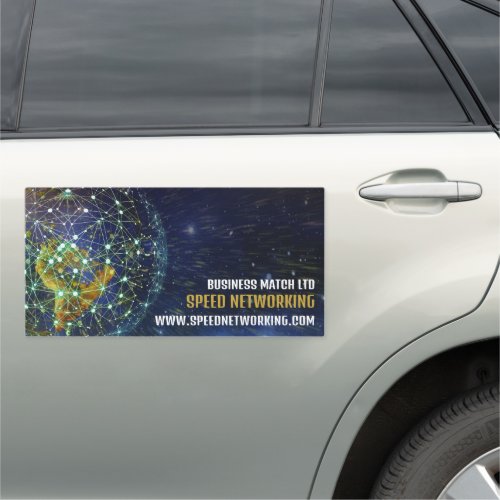 Global Networking Speed Networking Event Organizer Car Magnet