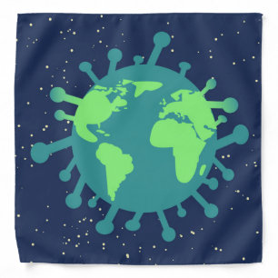 Global Pandemic (Virus Particle) (Viral Infection) Bandana