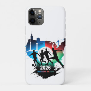 Global Soccer 2026 Three Nations. One Dream. iPhone 11 Pro Case
