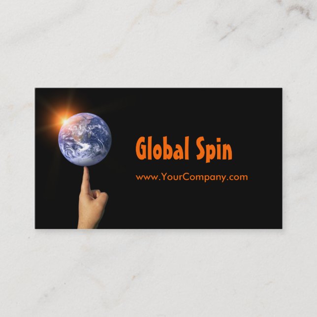 Global Spin Business Card (Front)