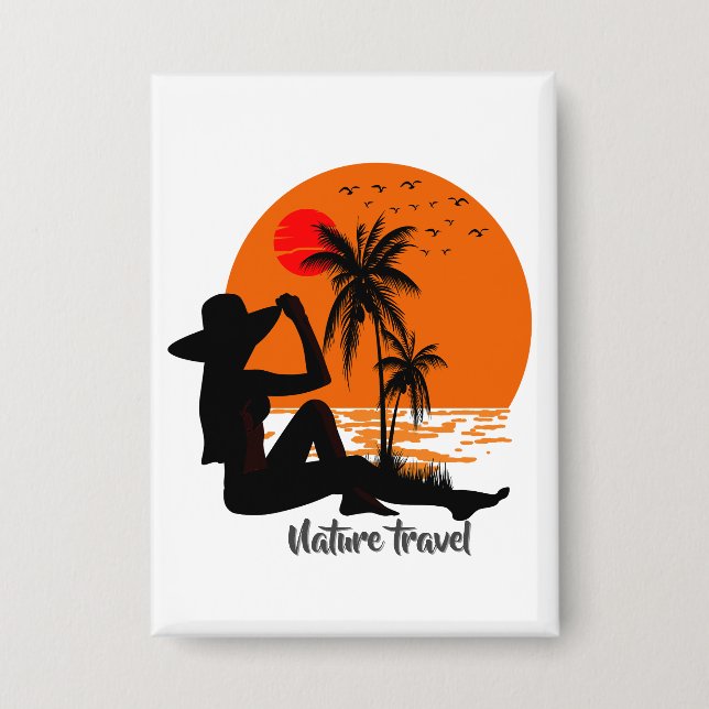 Global Tourism Resilience Day Button (Front)