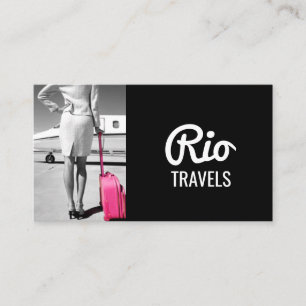 Global Travel Agency Agent Business Card
