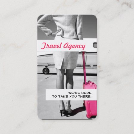 Global Travel Agency Agent Business Card