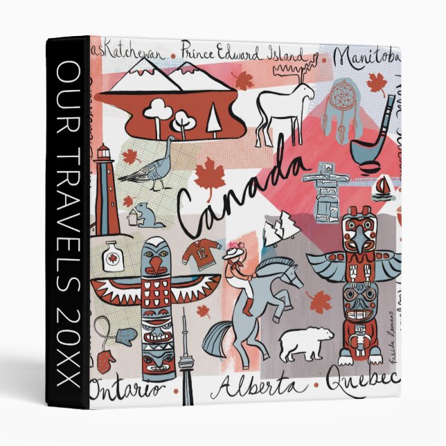 Global Travel - Canada 3 Ring Binder (Front/Spine)