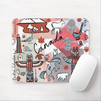 Global Travel - Canada Mouse Pad by wildapple at Zazzle