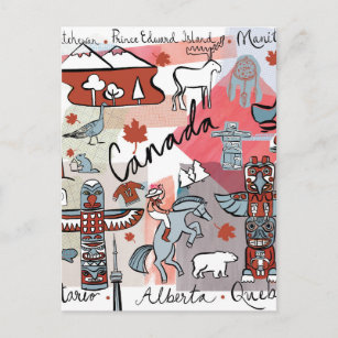Global Travel - Canada Postcard