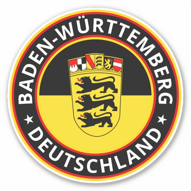 Global Traveler - Baden-Württemberg (Edit) Sticker (Front)