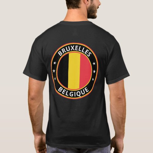 Global Traveler _ Bruxelles Belgique  Belgium T_Shirt