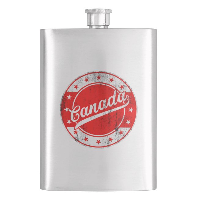 Global Traveler - Canada Flask (Front)