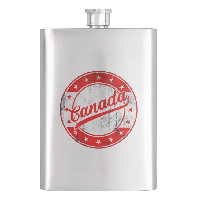 Global Traveler - Canada Flask (Front)