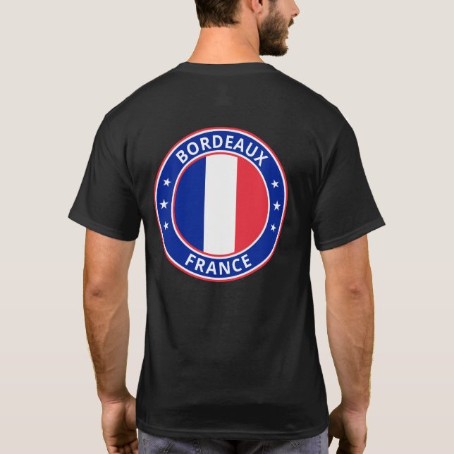 Global Traveler - City, France (Edit) T-Shirt (Back)