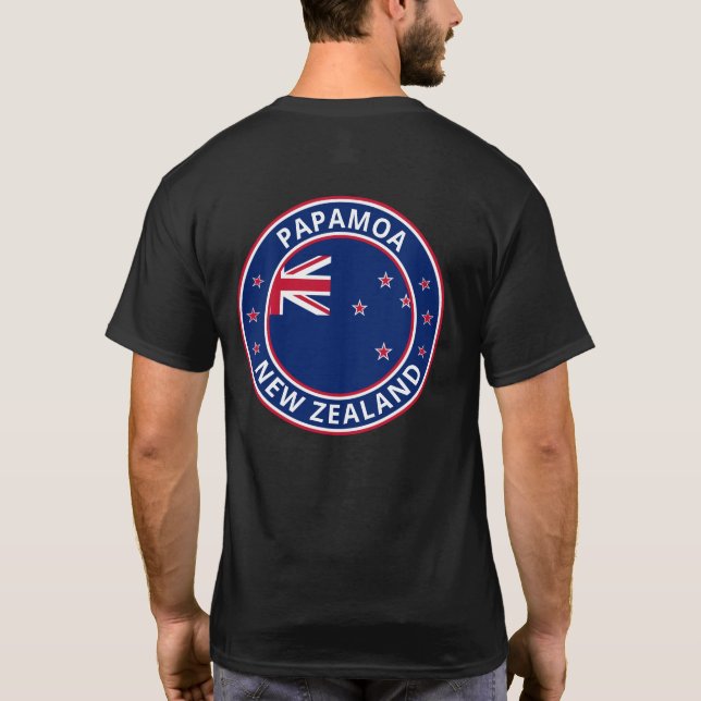 Global Traveler - 'City', New Zealand (Edit) T-Shirt (Back)
