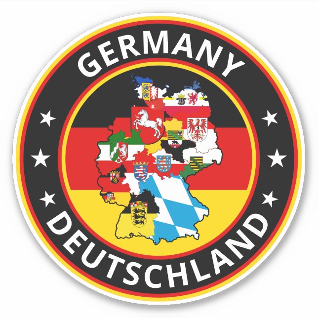 Global Traveler - Deutschland | Germany (Edit) Sti Sticker (Front)