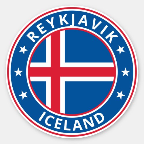 Global Traveler _ Iceland Reykjavik Edit Sticker