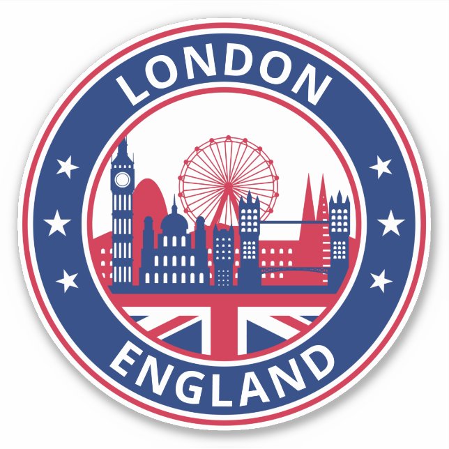 Global Traveler - London, England (Edit) Sticker (Front)
