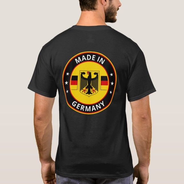 Global Traveler - Made In Deutschland | Germany T-Shirt (Back)