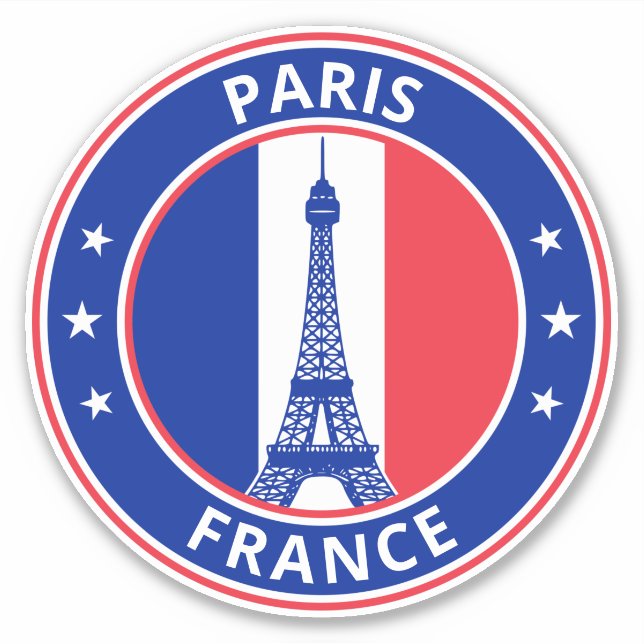 Global Traveler - Paris, France (Edit) Sticker (Front)