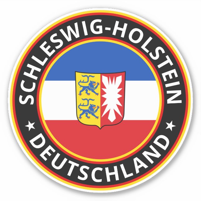 Global Traveler - Schleswig-Holstein, Deutschland  Sticker (Front)