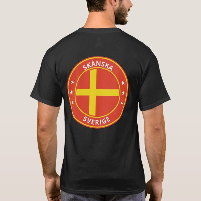 Global Traveler - Skanska, Sverige | Sweden (Edit) T-Shirt (Back)