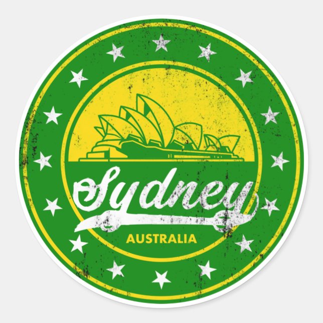 Global Traveler - Sydney, Australia Classic Round Sticker (Front)