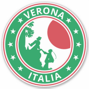 Global Traveler - Verona, Italia Sticker
