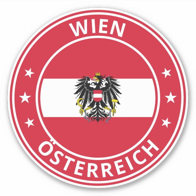 Global Traveler - Wien | Vienna, Österreich Sticker (Front)