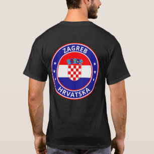 Global Traveler - Zagreb, Hrvatska   Croatia T-Shirt