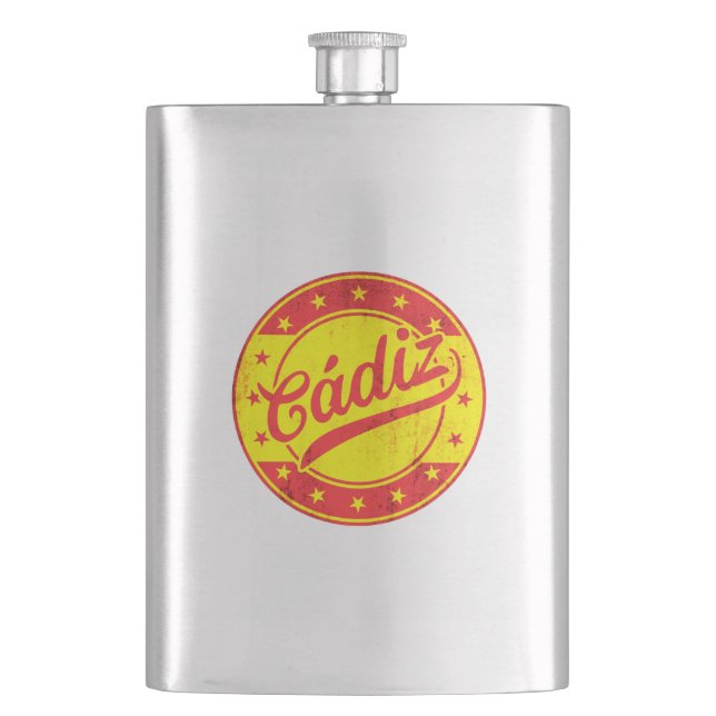 Global Traveller - Cadiz, Spain Flask (Front)
