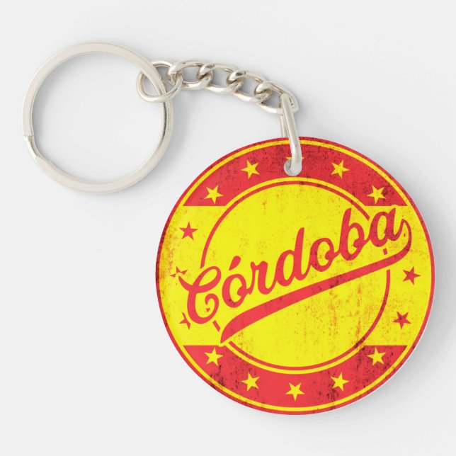 Global Traveller - Cordoba, Spain Keychain (Front)
