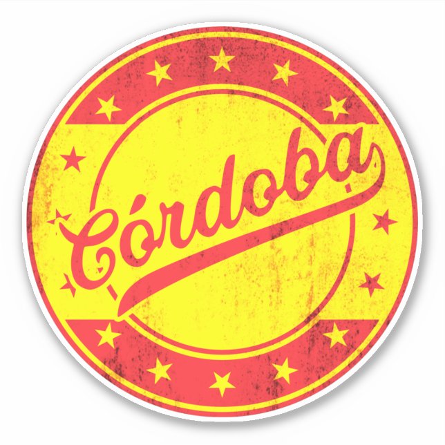 Global Traveller - Cordoba, Spain Sticker (Front)