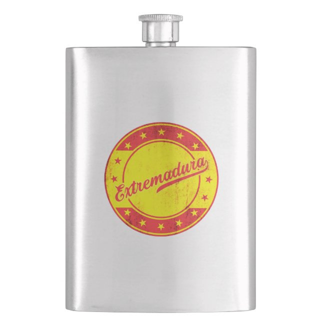 Global Traveller - Extremadura, Spain Flask (Front)