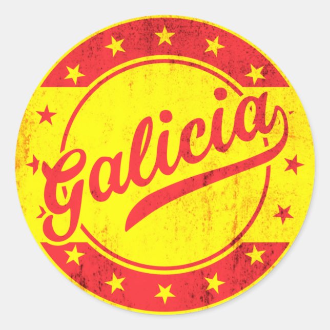 Global Traveller - Galicia, Spain Classic Round Sticker (Front)