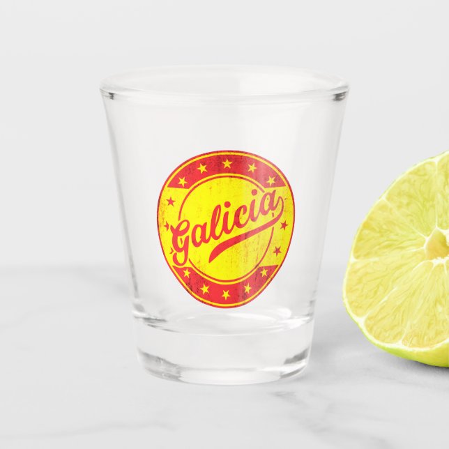 Global Traveller - Galicia, Spain Shot Glass (Front)