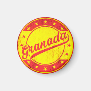 Global Traveller - Granada, Spain Magnet
