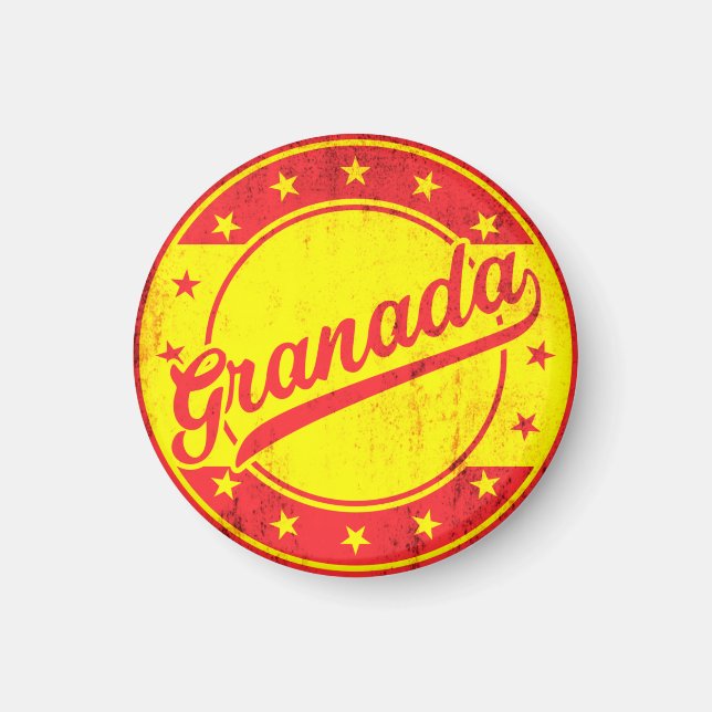 Global Traveller - Granada, Spain Magnet (Front)