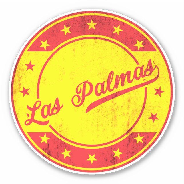 Global TRaveller - Las Palmas, Spain Sticker (Front)