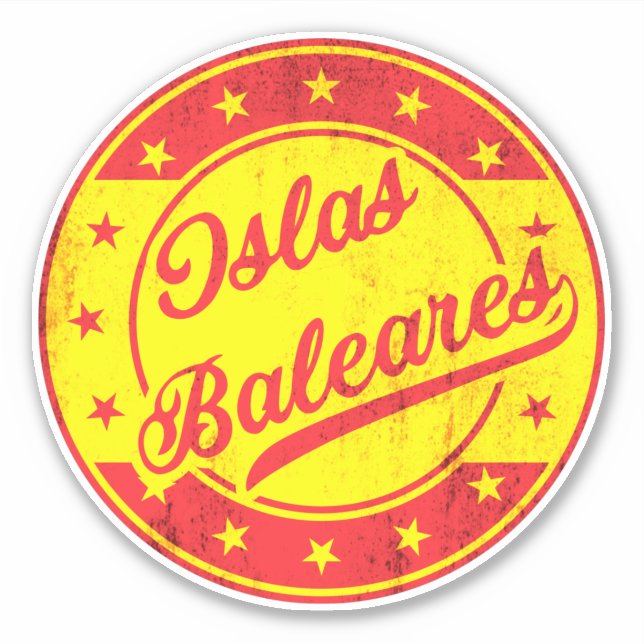 Global Traveller - Spain - Islas Baleares Sticker (Front)
