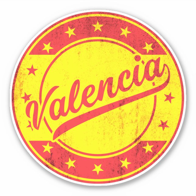 Global Traveller - Valencia, Spain Sticker (Front)