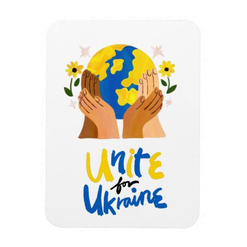 Global Unite For Ukraine  Magnet