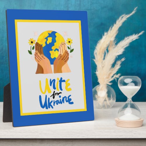 Global Unite For Ukraine  Plaque