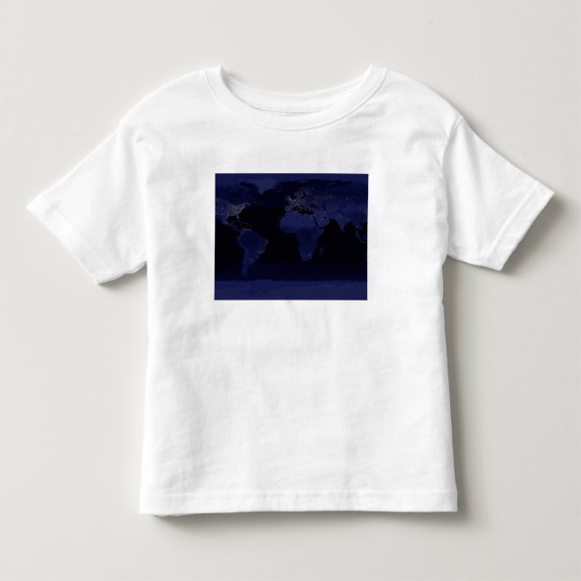 Global View of Earth's City Lights Toddler T-shirt (Front)