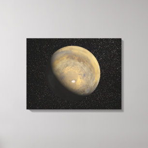 Global view of Mars Canvas Print