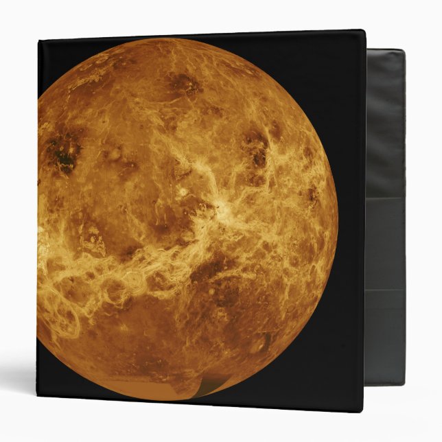 Global view of the surface of Venus 3 Ring Binder (Front/Inside)