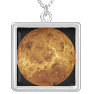 Global view of the surface of Venus Silver Plated Necklace