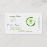Global Warming Business Cards